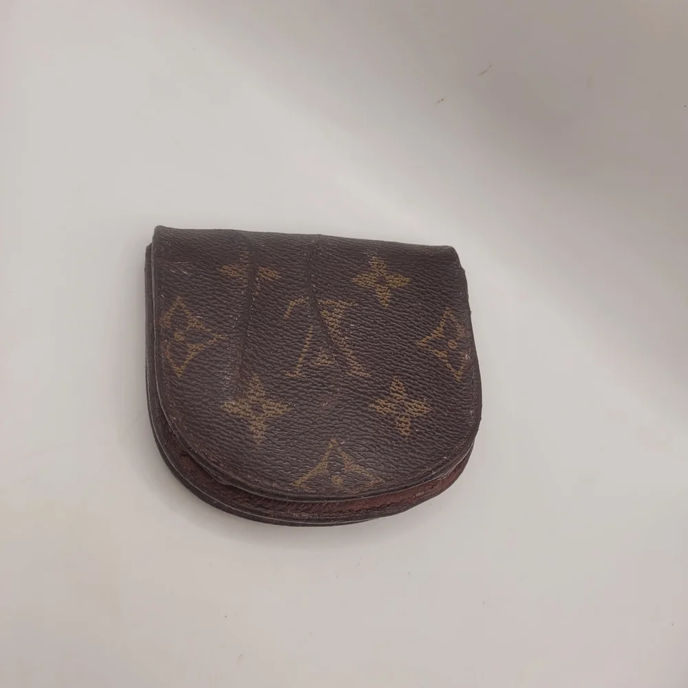 Louis Vuitton Monogram Purse Gousset Coin Wallet